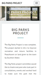 Mobile Screenshot of bigparksproject.org.uk